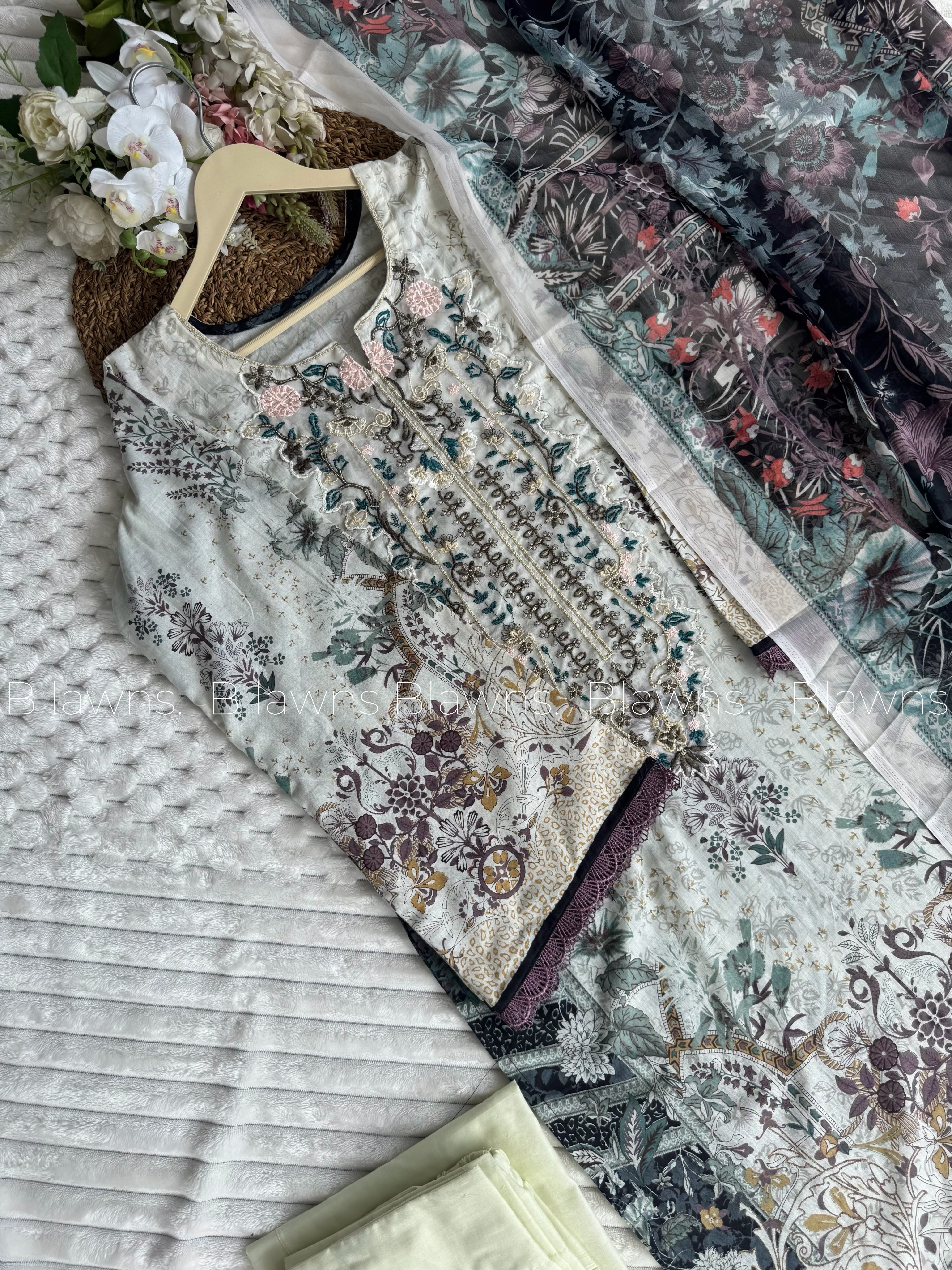 Cotton printed suit set