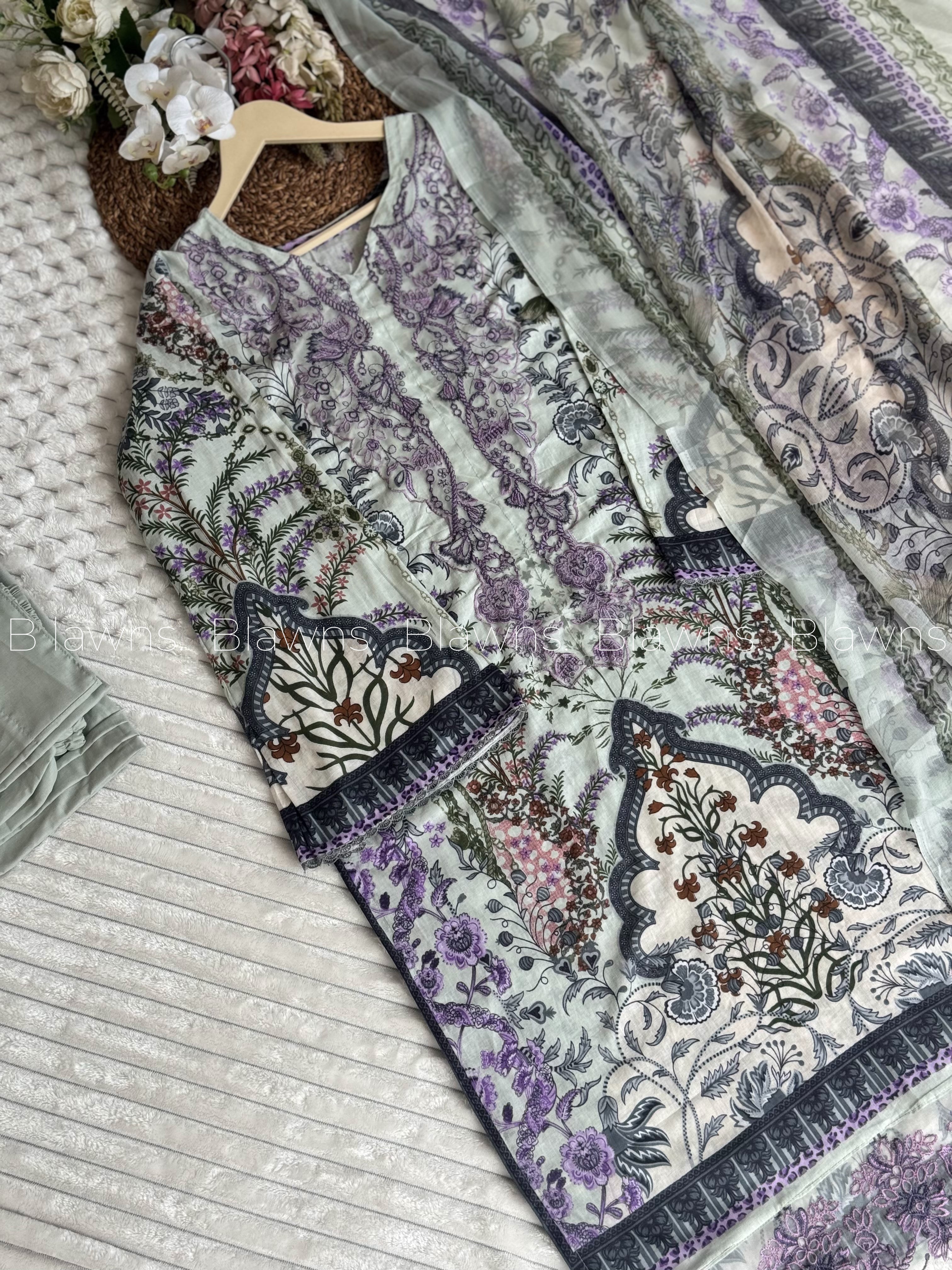 Cotton printed suit set
