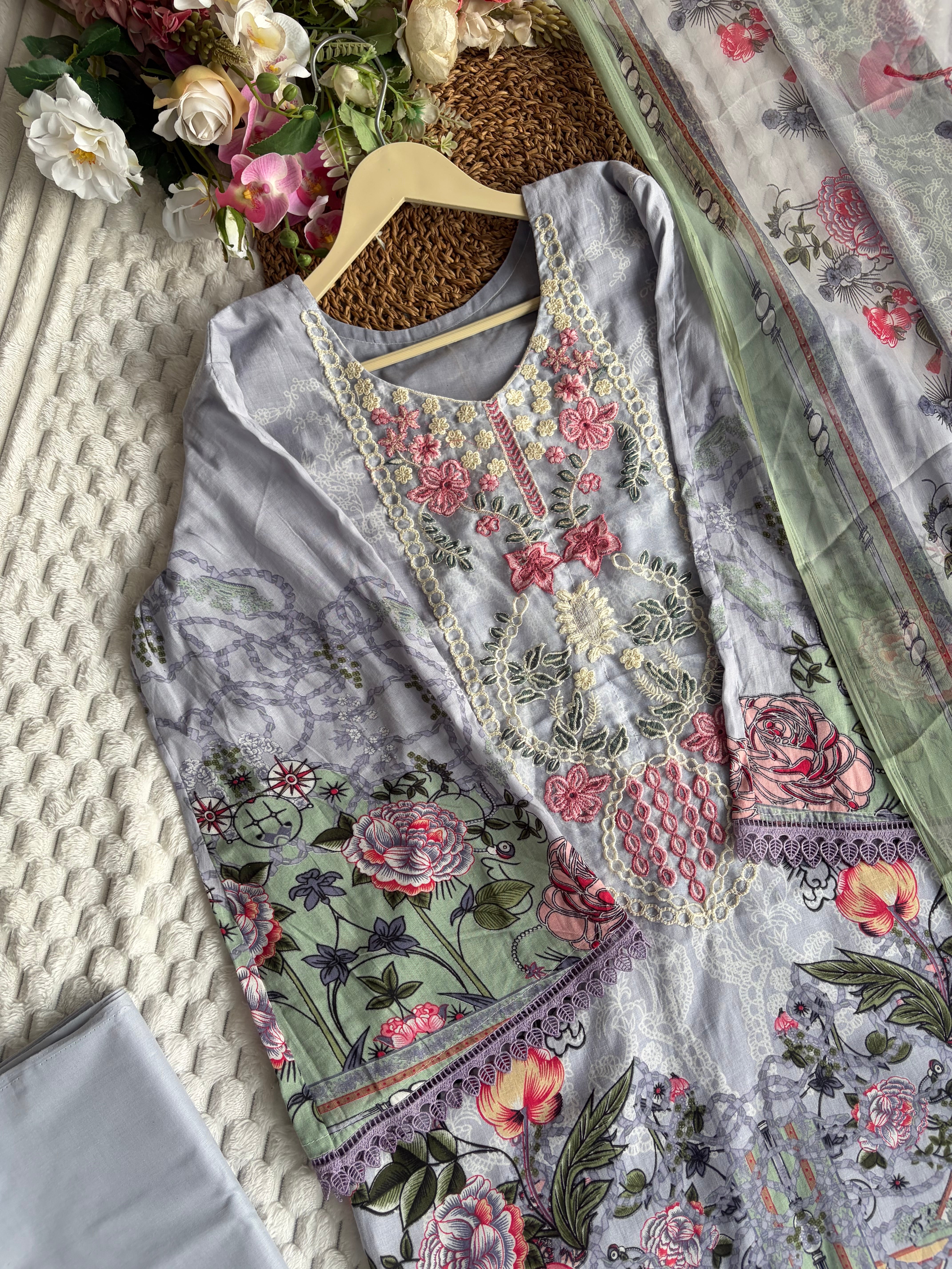 Cotton readymade Pakistani suit