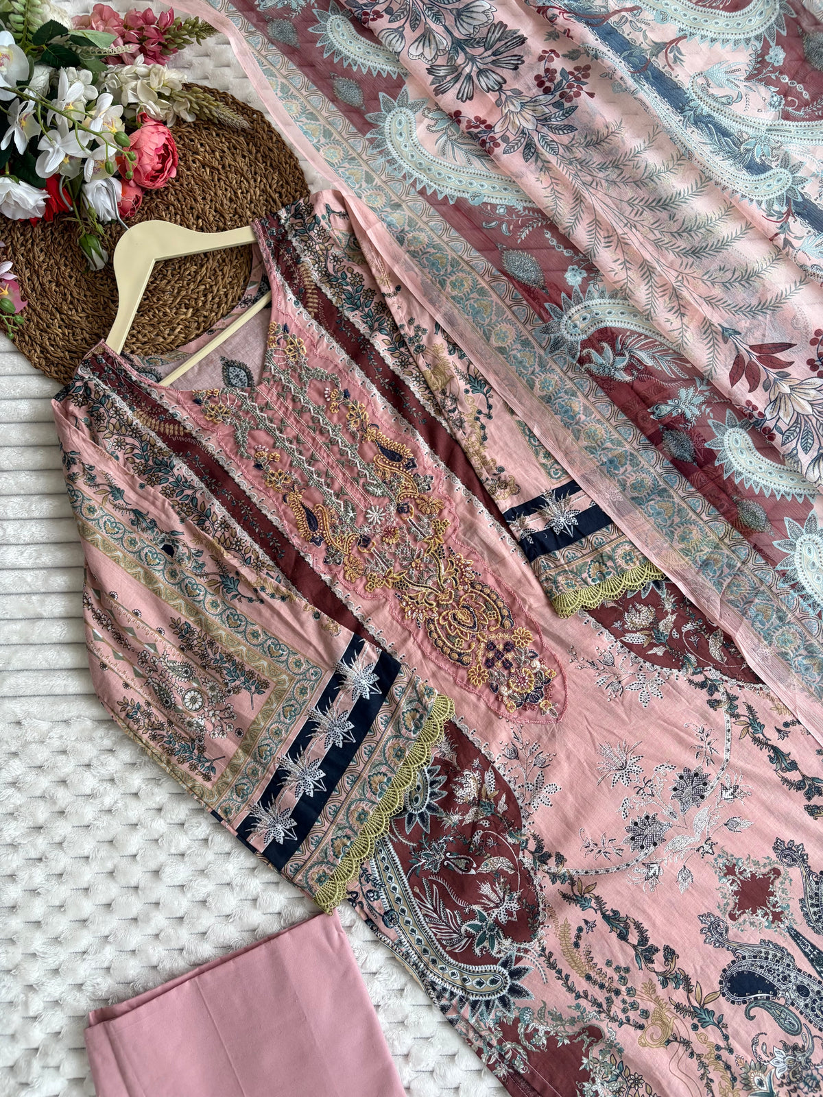 Cotton readymade Pakistani suit