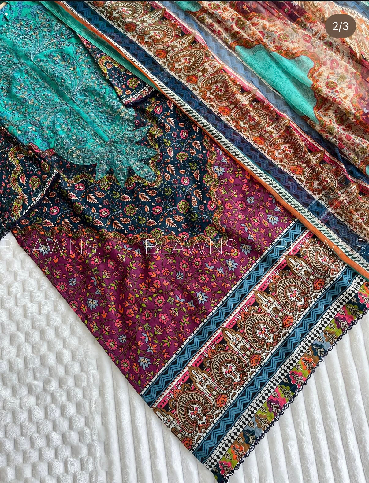 Readymade cotton pakistani suit with lining