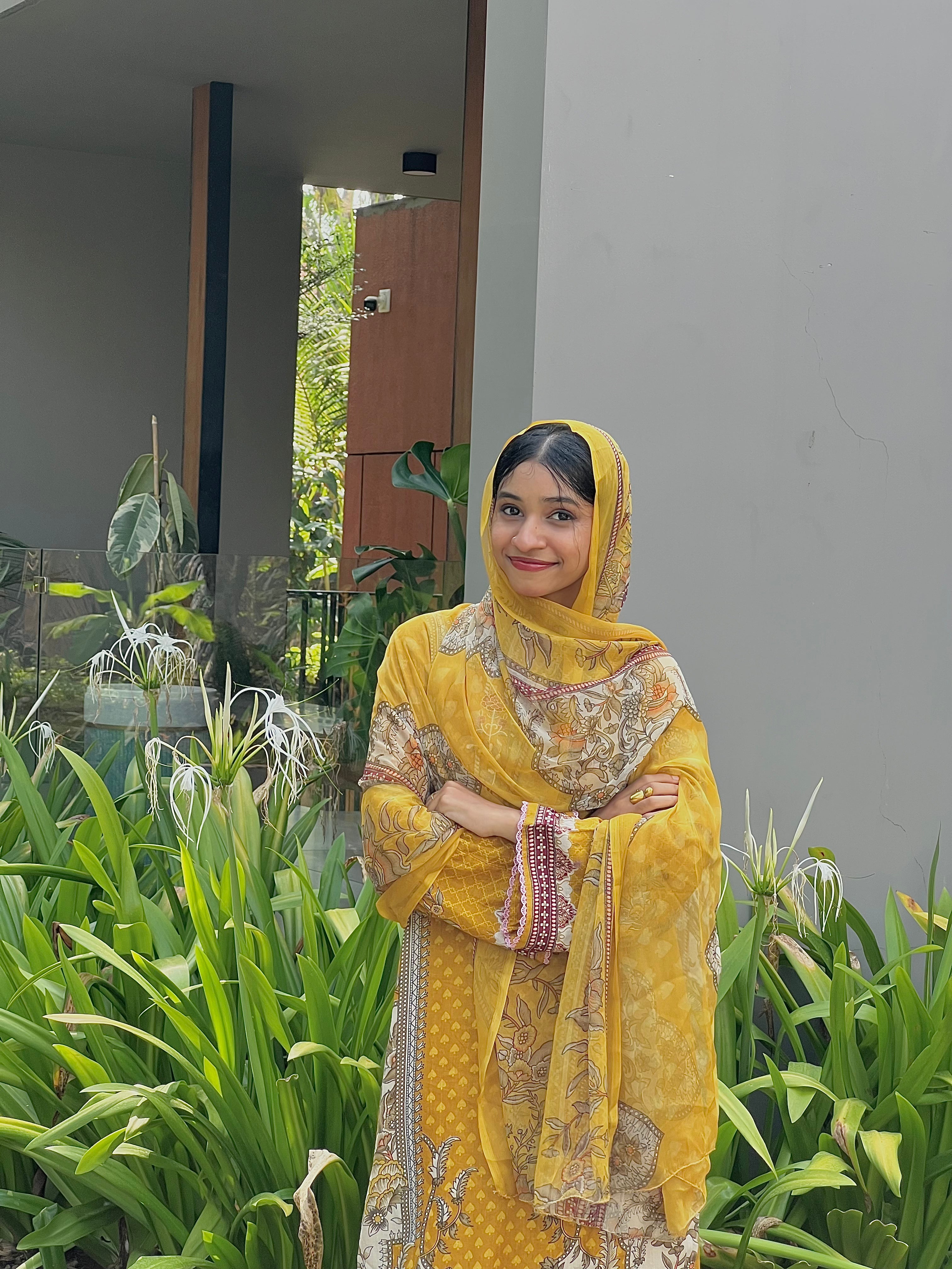 Embroidered Pakistani stitched suit