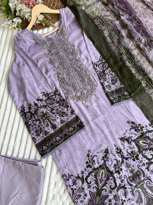 Pakistani suit BLW-122, fabric close-up