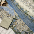 Cotton printed unstitched suit set