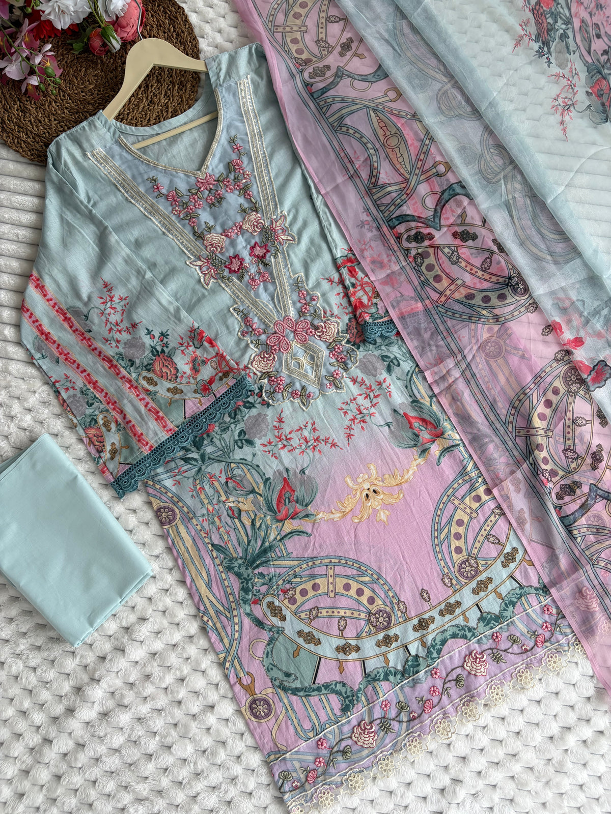 Cotton readymade Pakistani suit