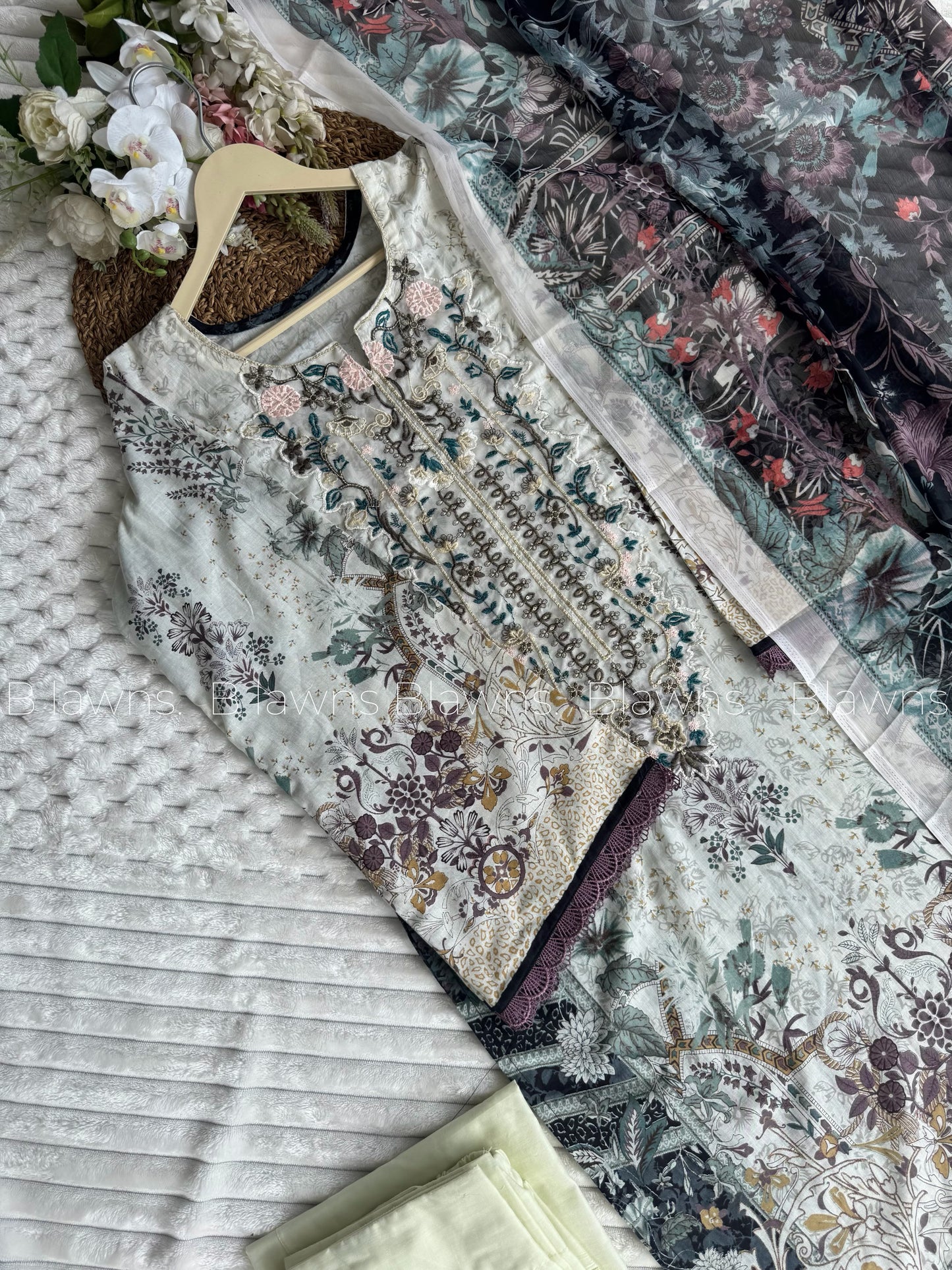 Cotton printed suit set
