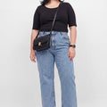 Women Acidwashed Wide Leg Jeans