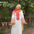 Cotton printed unstitched suit set
