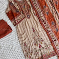 Muslin unstitched suit