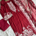 Cotton printed unstitched suit set
