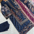 Embroidered stitched Pakistani suit