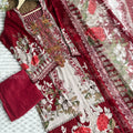 Cotton printed Pakistani suit set with lining