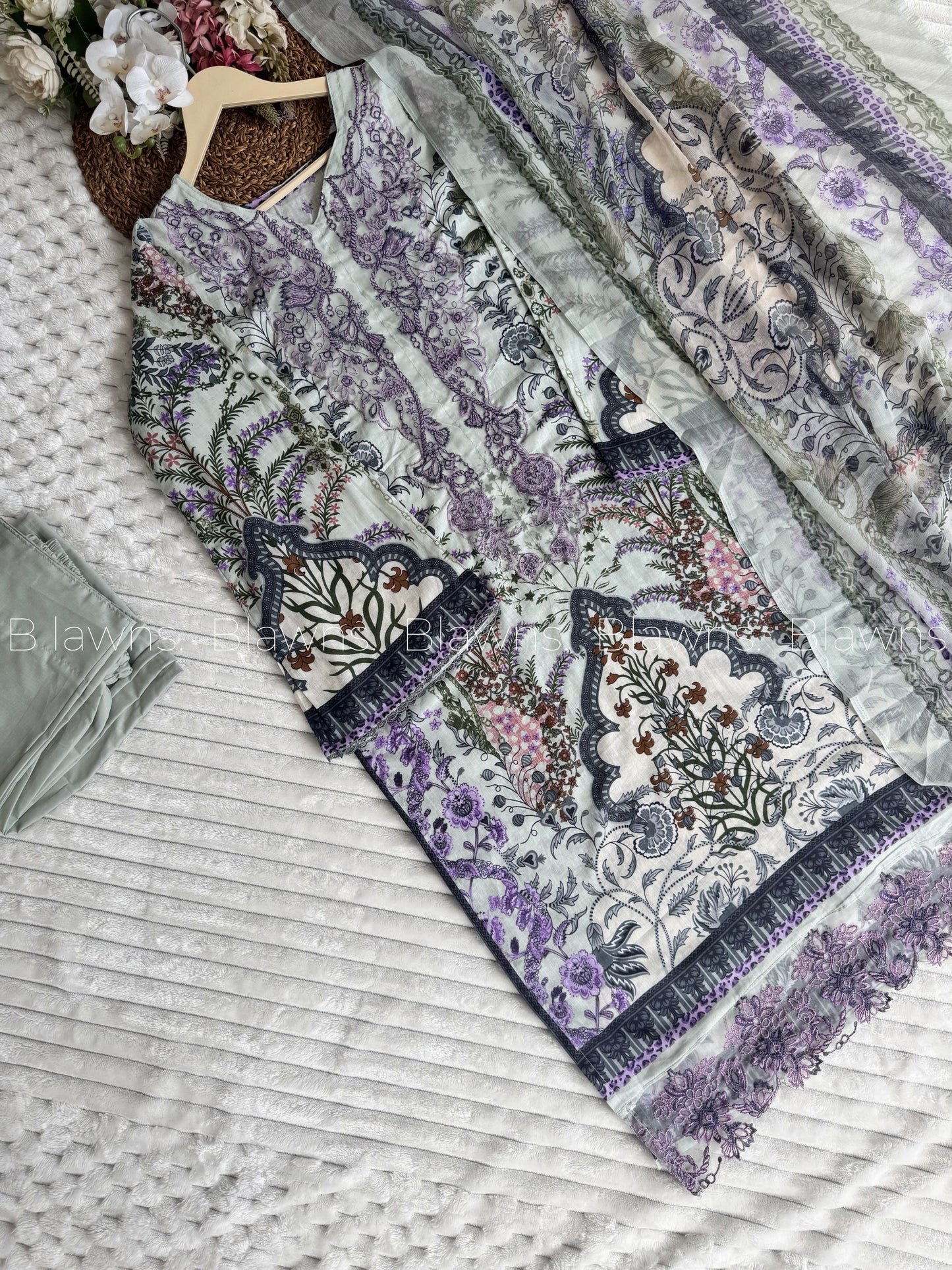 Cotton printed suit set