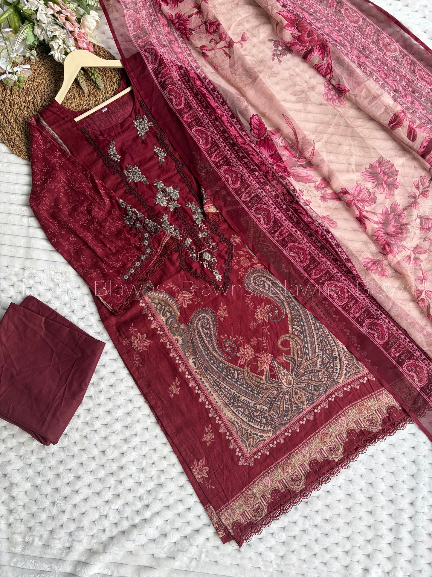Cotton printed suit set