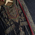 Muslin stitched pakistani suit