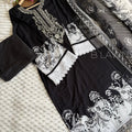 Embroidered Pakistani stitched Lawn Suit with Chiffon Dupatta