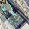 Embroidered Pakistani stitched Lawn Suit with Chiffon Dupatta BLW-