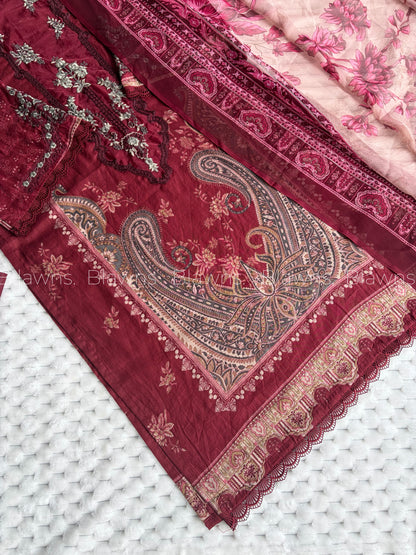 Cotton printed Pakistani stitched suit