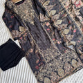 Muslin unstitched suit set