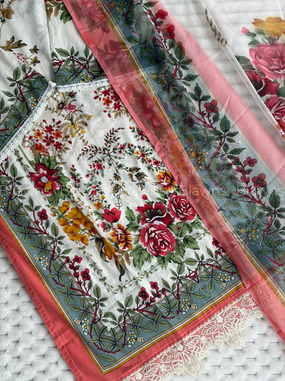 Cotton printed Pakistani suit