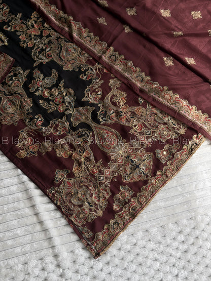 Muslin stitched suit set