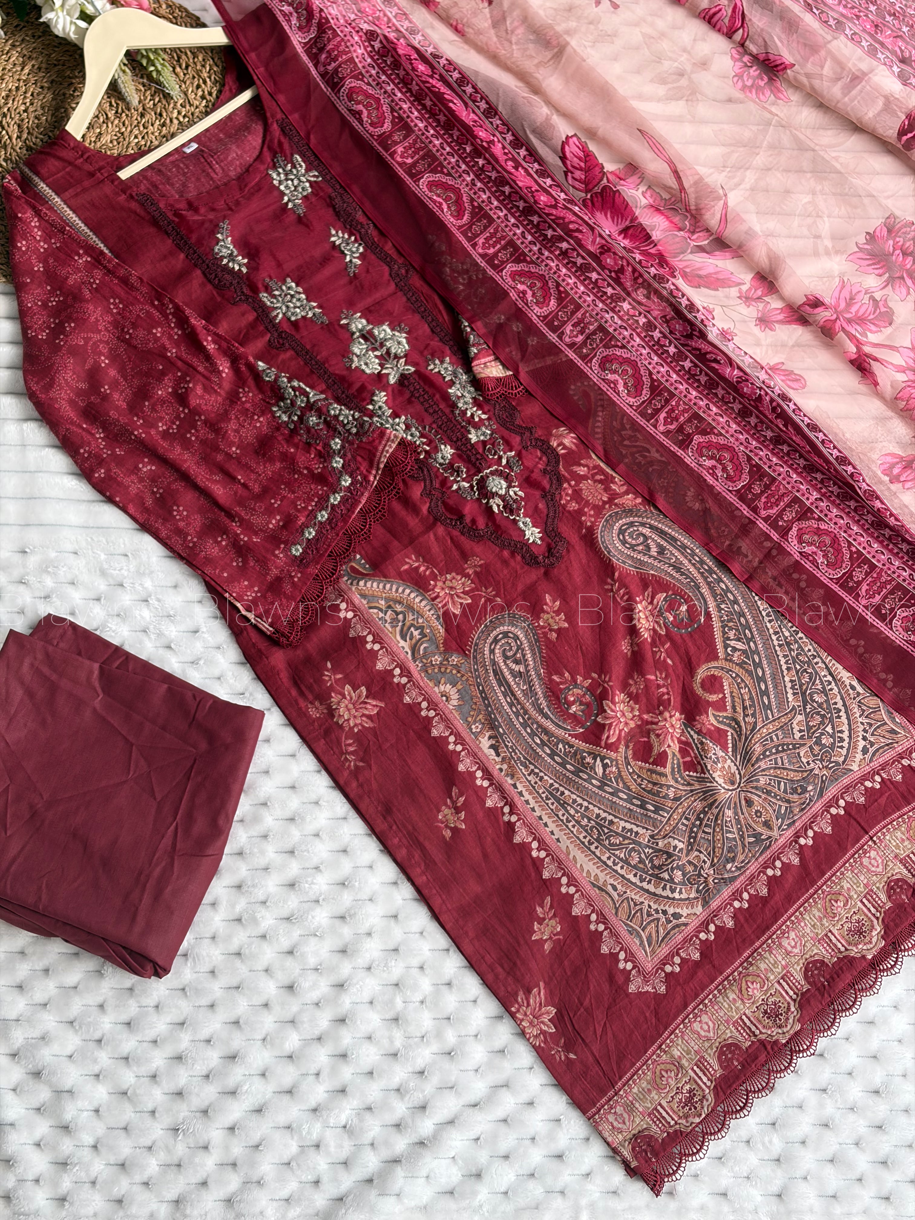 Cotton printed Pakistani stitched suit
