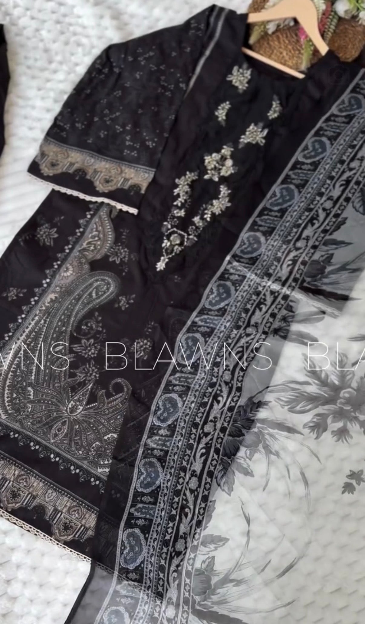 Cotton embroidery Pakistani stitched suit