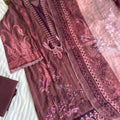 Cotton printed unstitched suit set