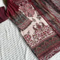 Cotton printed stitched Pakistani suit set