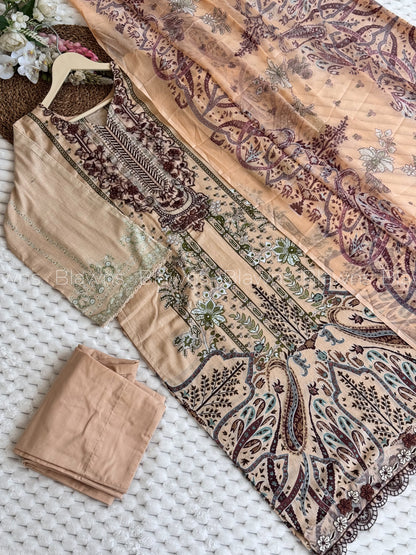 Printed cotton suit set