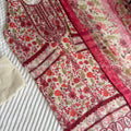 Cotton pakistani with organza details