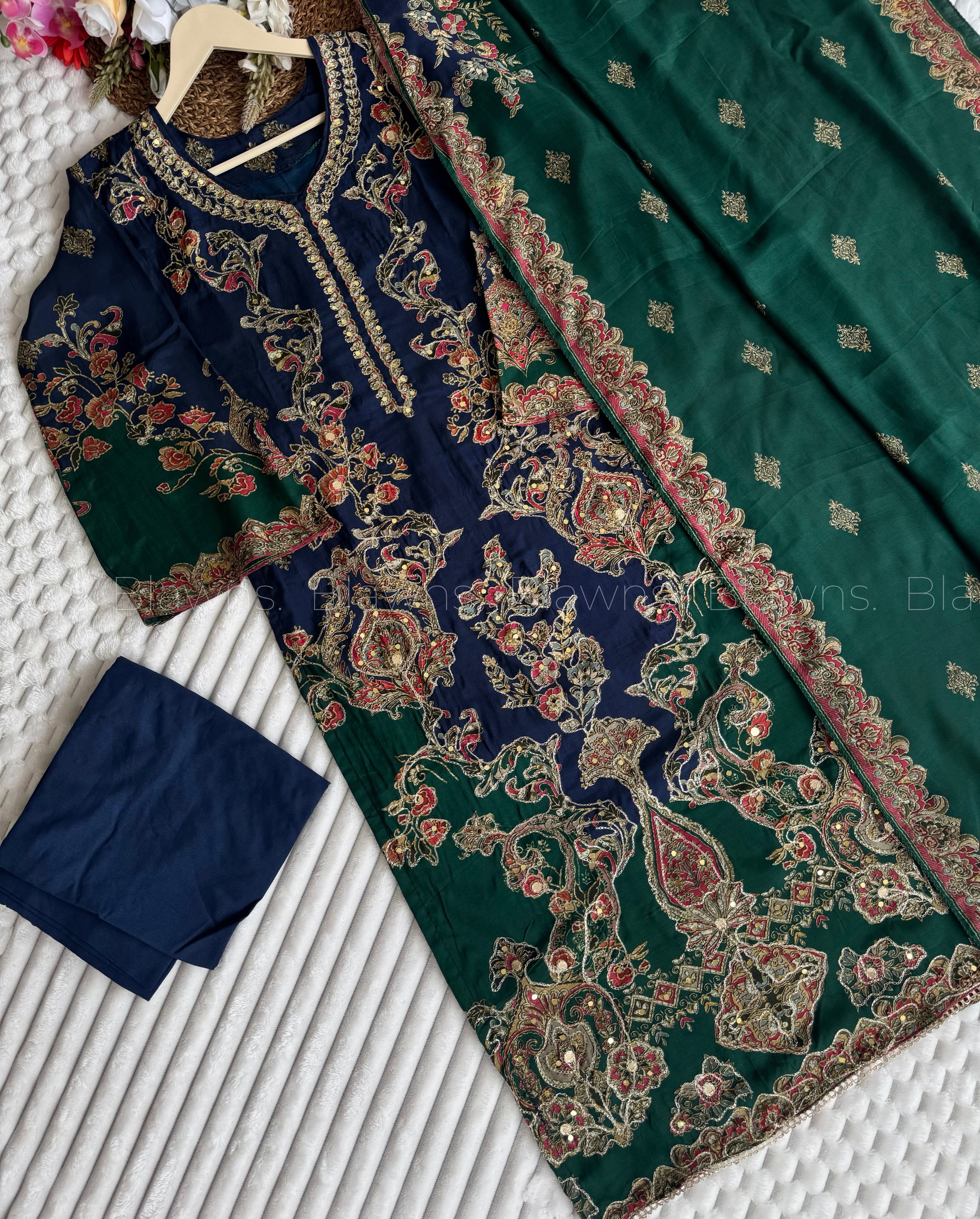 Readymade Muslin Pakistani suit