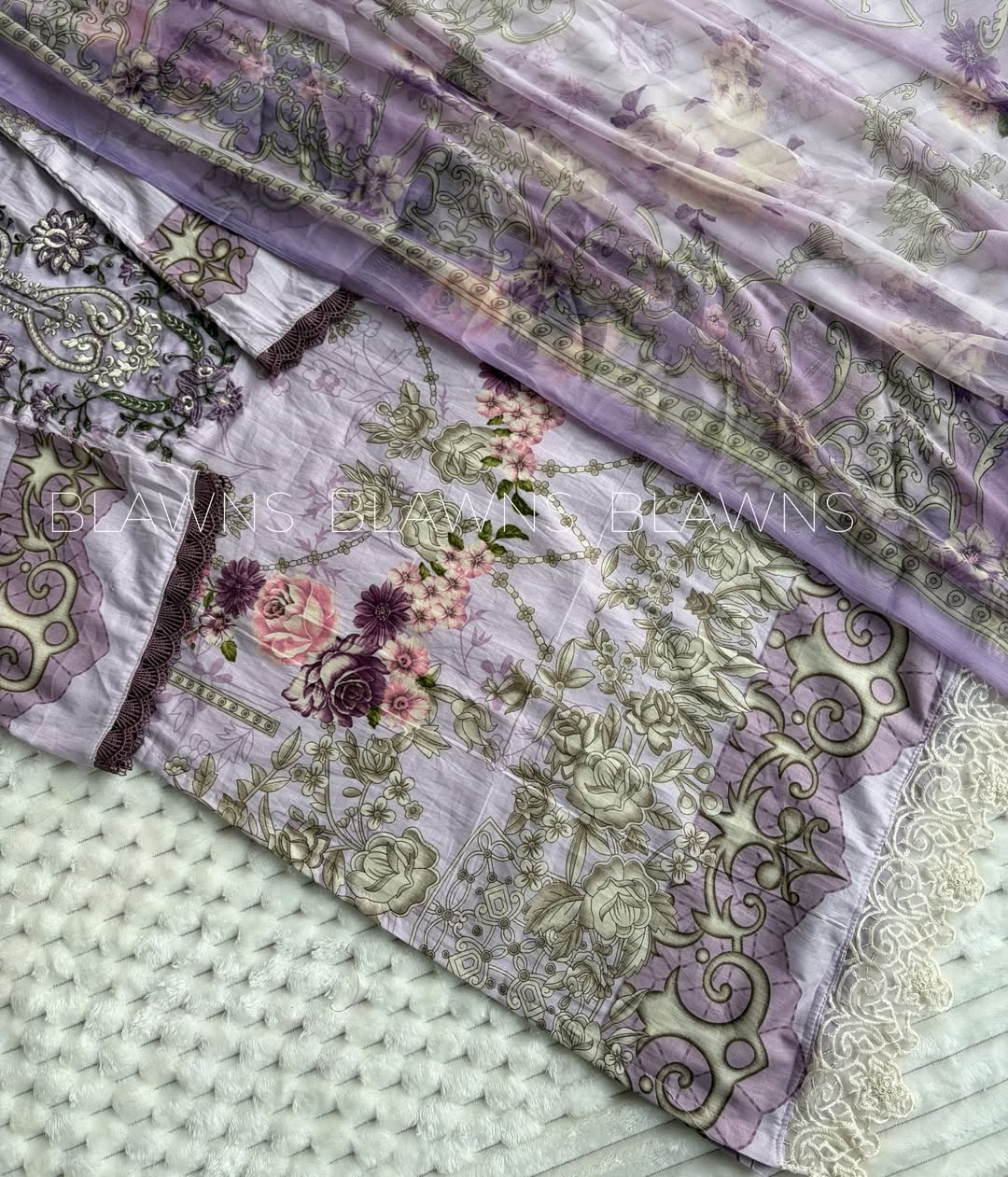 Cotton printed pakistani suit- BLW-127