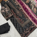 Embroidered pakistani stitched suit set