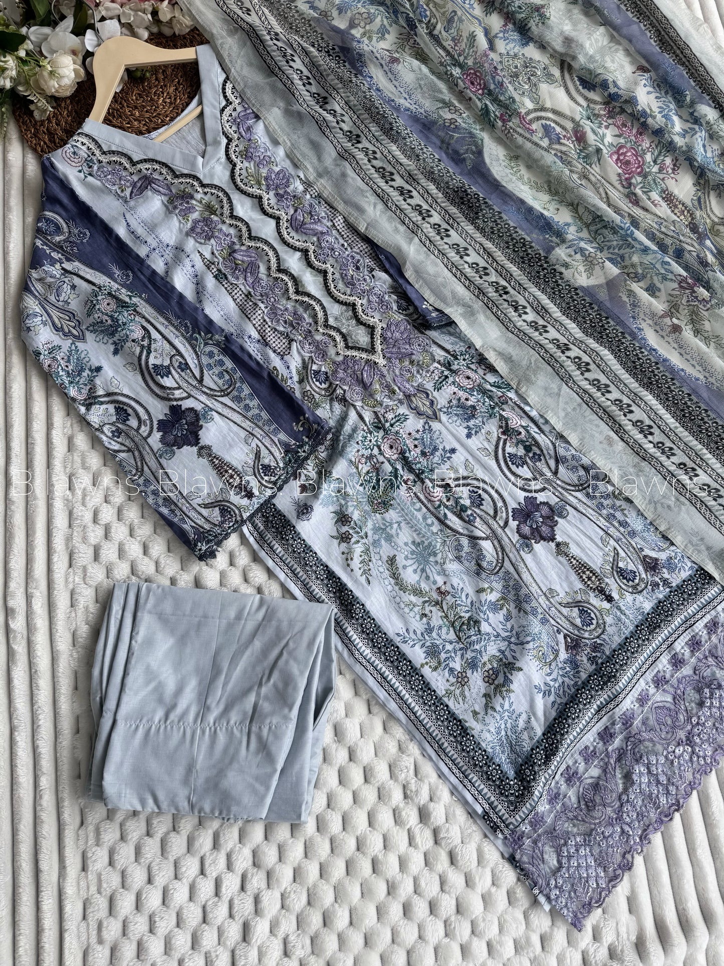 New Cotton Printed Stitched suit set