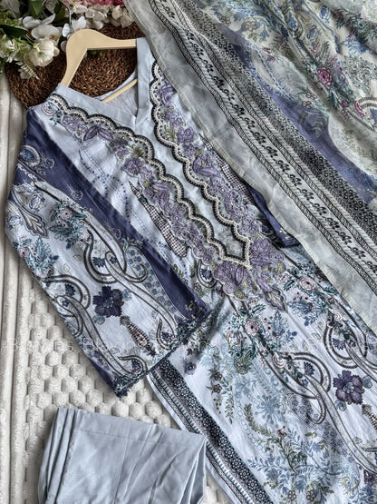 New Cotton Printed Stitched suit set