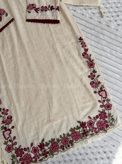 New embroidered 3 pc set