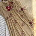 Premium crush cotton Anarkali set