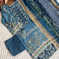 New cotton printed Pakistani suit with lining