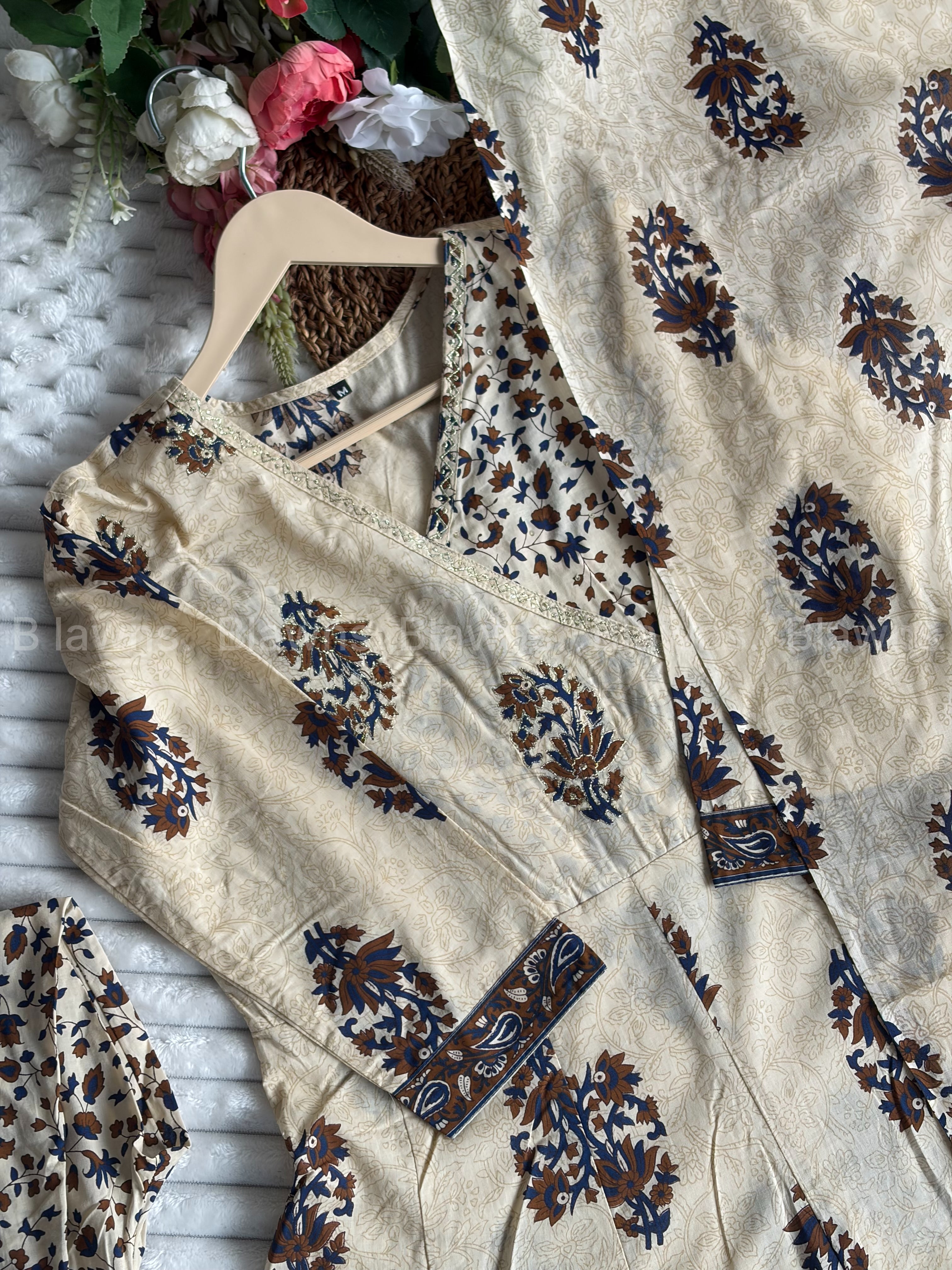 Panel cut Anarkali