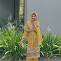 Embroidered Pakistani stitched suit