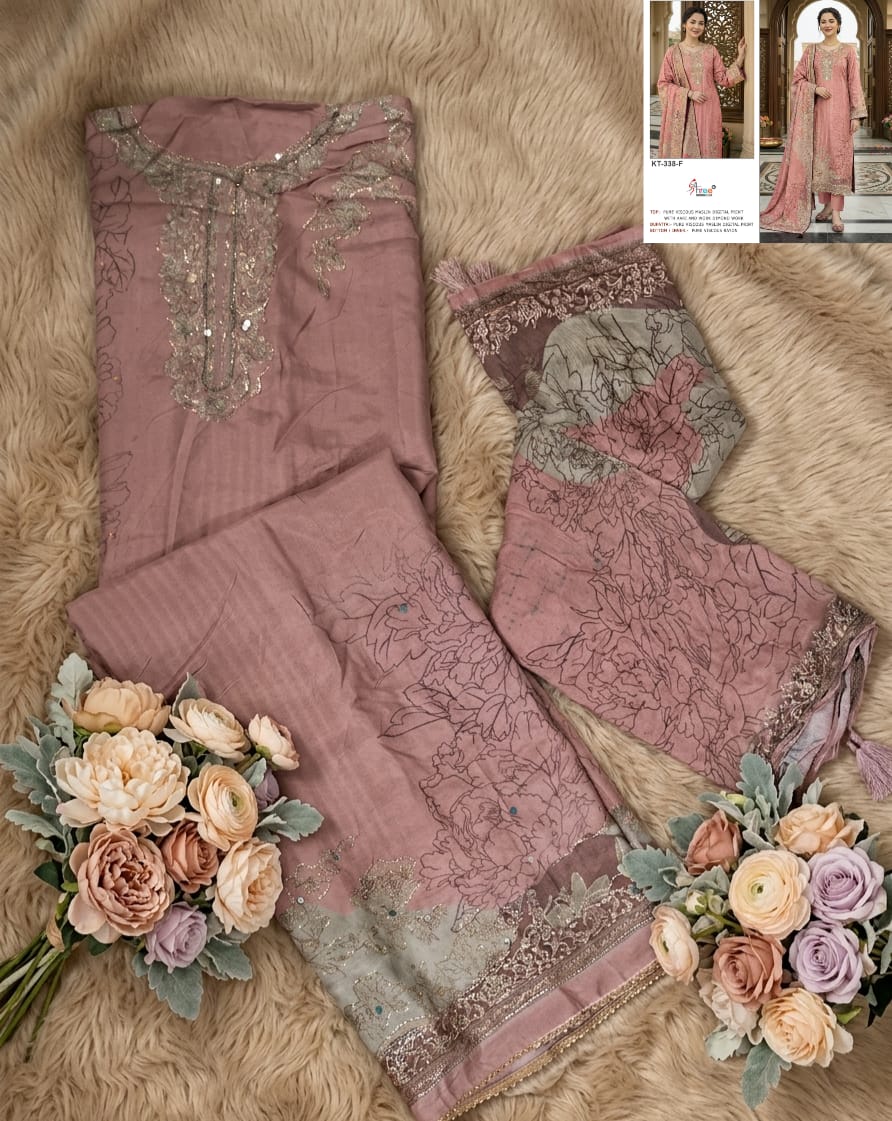 Muslin UNSTITCHED suit