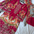Embroidered Pakistani Suit with Chiffon  Dupatta – BLW-70