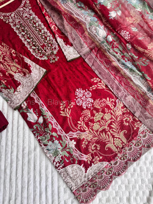 Pakistani suit BLW-1014, fabric close-up
