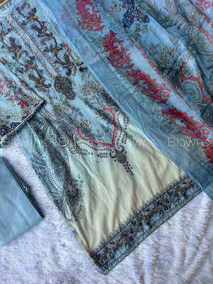 Pakistani suit BLW-21, styled view