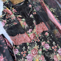Readymade Pakistani suit with cotton top and chiffon dupatta - BLW-41