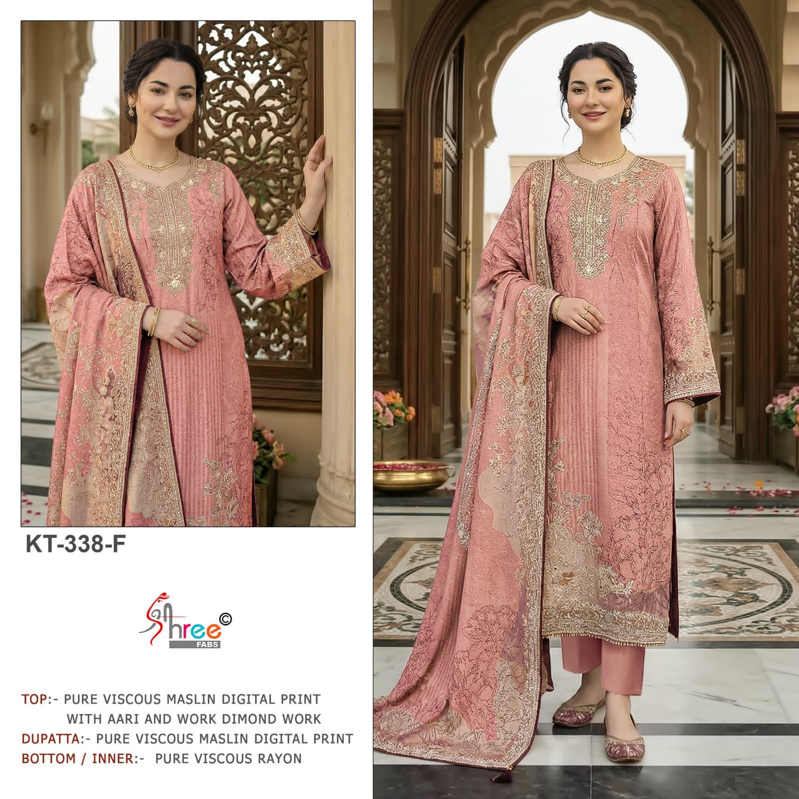 Muslin UNSTITCHED suit