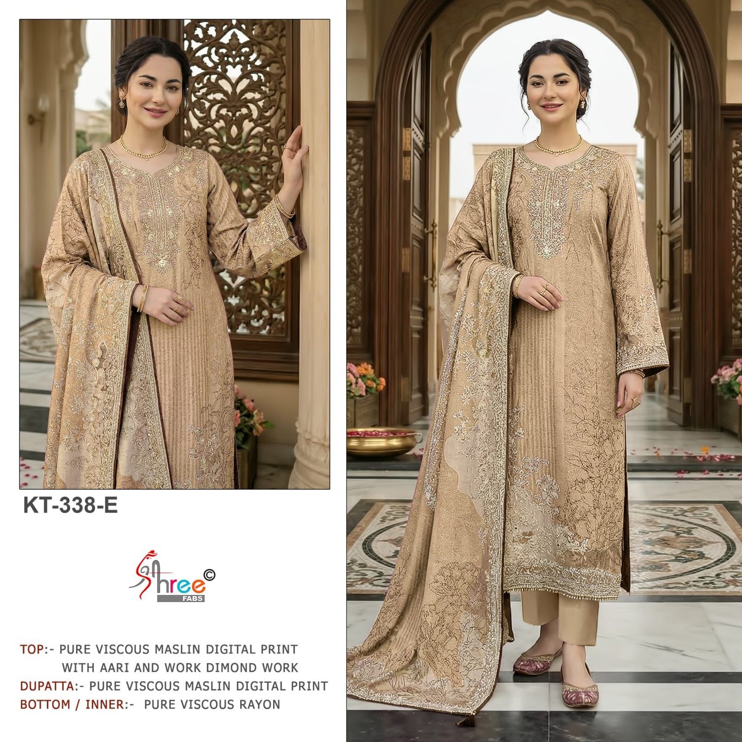 Muslin UNSTITCHED suit