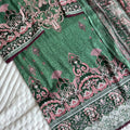 Embroidered Pakistani Unstitched Lawn Suit with Chiffon Dupatta BLW-1002