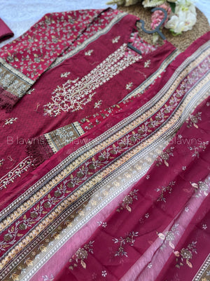 Pakistani suit BLW-1, fabric close-up